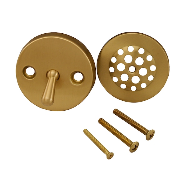 Brushed Bronze Two-Hole Trip Lever Trim Only